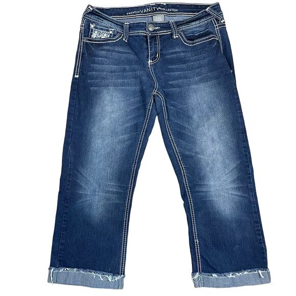Women’s Vanity Premium Curvy Cropped Jeans Size 29 - Picture 1 of 10